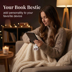 9pcs Bouchons Anti-Poussière pour Kindle, Typ C/USB-C Accessoire Liseuse avec Breloques Romanesques | Accessoires Kindle, Cadeau