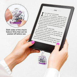 9pcs Bouchons Anti-Poussière pour Kindle, Type C/USB-C Couvercles | Breloques Roses Romantiques, Cadeau Festif pour Amateurs de 