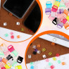20 Pièces Bouchons Anti-Poussière USB-C Multicolore, Accessoire Liseuse Kindle Kobo, avec Trou de Suspension DIY pour Ordinateur