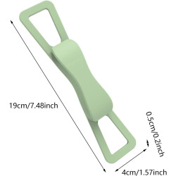 Générique Universelle Dragonne Sécurisée,Sangles de Lecture Confortables,Silicone Hand Strap,Phone Non Slip Support,Dragonne Hau