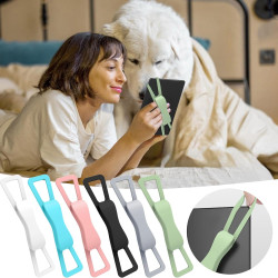 Universelle Dragonne Sécurisée,Sangles de Lecture Confortables,Silicone Hand Strap,Phone Non Slip Support,Dragonne Haute Elastic