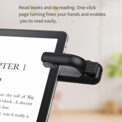 Télécommande pour Kindle, fonction mains libres pour lecture de photos, tourne-page Kindle Noir