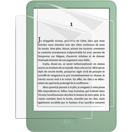 MoKo Lot de 2 Protection Écran Anti-Reflet pour 6" Kindle 11e génération 2024/2022 Liseuse Kindle Mini PET Couverture Totale Fil