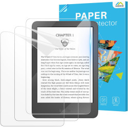 MoKo 2 films antireflet + 1 verre trempé pour Kindle All-New 11e Gen 2024/2022, Kobo Clara, Kobo Nia et PocketBook, 9H anti-rayu