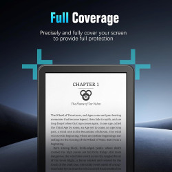 MoKo 2 films antireflet + 1 verre trempé pour Kindle All-New 11e Gen 2024/2022, Kobo Clara, Kobo Nia et PocketBook, 9H anti-rayu