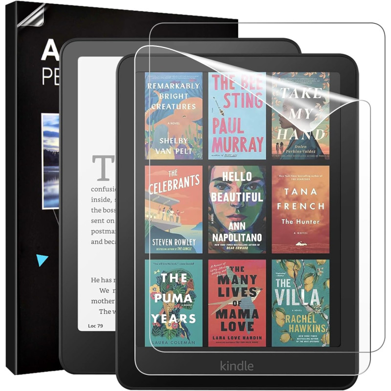 Timovo (2 pack protecteur d'écran pour le 7 pouces nouveau amazon kindle paperblanc (12th generation, 2024) et kindle colorsoft 