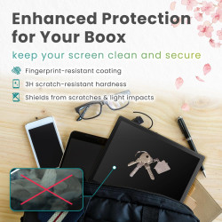 BELLEMOND | Film protecteur effet papier Kent pour Boox Go Color 7 Gen 2 (7") | Film mat anti-reflets pour une lecture claire | 