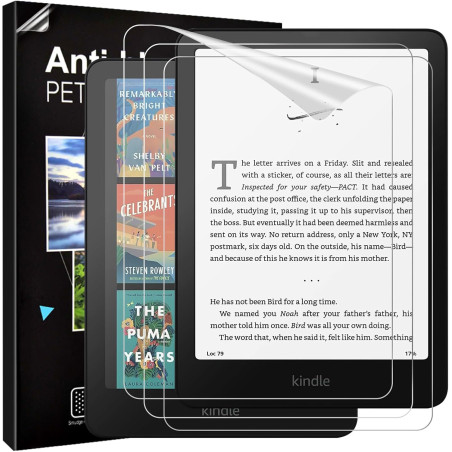 Timovo (3 pack) protecteur d'écran pour le nouveau amazon kindle paperblanc 7 pouces (12th generation, 2024) et kindle colorsoft