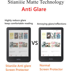 (Lot de 3 Protection d’écran pour Kobo Clara Colour/Clara BW/Clara 2E eReader 6" Anti-Glare/Libra Colour/BW/Clara 2E / Protectio