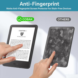 CoBak Lot de 3 films de protection d'écran mats anti-reflets pour Kindle 11e génération 2024 et 2022 de 6 pouces, Kobo Nia, Pock