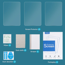 CoBak Lot de 3 films de protection d'écran mats anti-reflets pour Kindle 11e génération 2024 et 2022 de 6 pouces, Kobo Nia, Pock