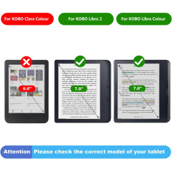 (2 Pièces Verre Trempé Pour KOBO Libra 2 Protection Écran HD Transparent Film Protecteur d'écran KOBO Libra Colour Verre Trempé