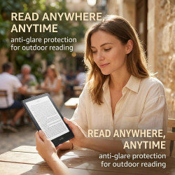 Kindle paperblanc 2025, 3 pièces protecteur d'écran 7 pouces 12ème génération, transparent mat anti-reflet pet couverture totale