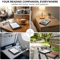 Kindle paperblanc 2025, 3 pièces protecteur d'écran 7 pouces 12ème génération, transparent mat anti-reflet pet couverture totale