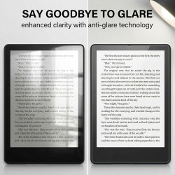 Kindle paperblanc 2025, 3 pièces protecteur d'écran 7 pouces 12ème génération, transparent mat anti-reflet pet couverture totale