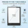 Kindle paperblanc 2025, 3 pièces protecteur d'écran 7 pouces 12ème génération, transparent mat anti-reflet pet couverture totale