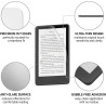 Kindle paperblanc 2025, 3 pièces protecteur d'écran 7 pouces 12ème génération, transparent mat anti-reflet pet couverture totale