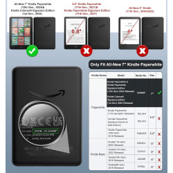 Moko 3 pack protecteurs d’écran pour kindle paperblanc 7" 12ᵉ génération 2024 et kindle colorsoft signature edition, pour kobo a