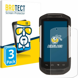 brotect Protection Écran Verre pour Zebra TC77/ TC75/ TC75x/ TC72/ TC70 (3 Pièces) Film Protecteur Vitre 9H [Anti-Rayures, Trans