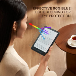 Moko lot de 2 films de protection écran anti lumière bleue pour kindle paperblanc 7" 12e génération 2024 et kindle colorsoft sig