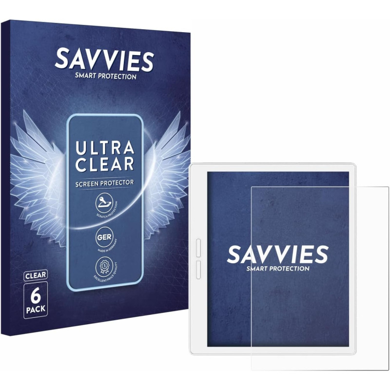 savvies Protection Ecran pour Bigme B751C-S 6 Pièces - Film Protection Ultra Clair