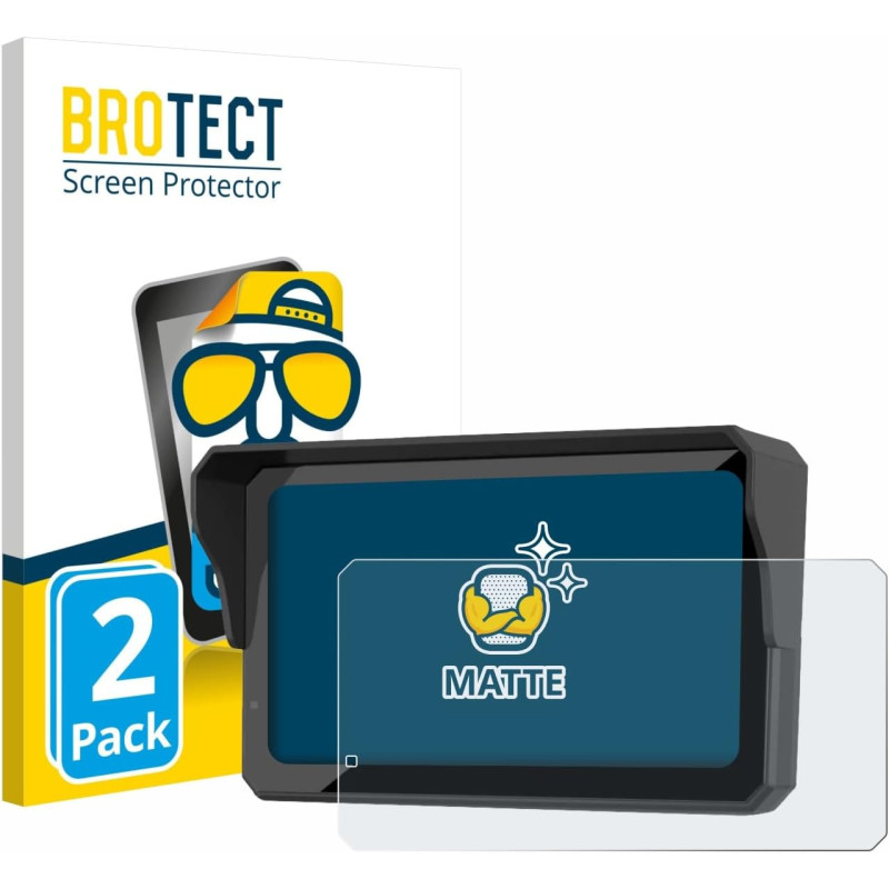 brotect Protection Ecran Anti-Reflet pour Carpuride W602S Pro (2 Pièces) - Film Mat