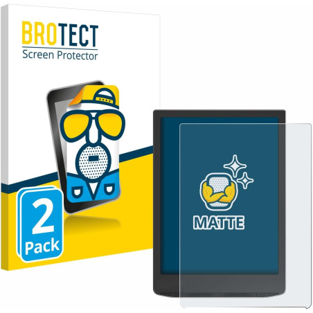 brotect Protection Ecran Anti-Reflet pour PocketBook InkPad 4 (2 Pièces) - Film Mat