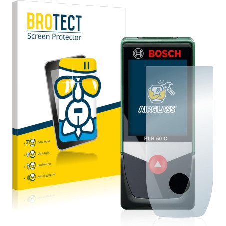 brotect Protection Écran Verre pour Bosch PLR 50 C Film Protecteur Vitre 9H [Anti-Rayures, Transparent]