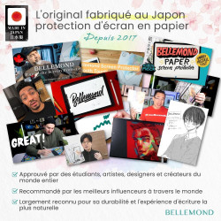 BELLEMOND | Lot de 2 | Film protecteur mat Kent Paper pour Kobo Libra Colour 7” (2024) & Libra 2 (2021) | Fabriqué au Japon | An
