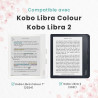 BELLEMOND | Lot de 2 | Film protecteur mat Kent Paper pour Kobo Libra Colour 7” (2024) & Libra 2 (2021) | Fabriqué au Japon | An