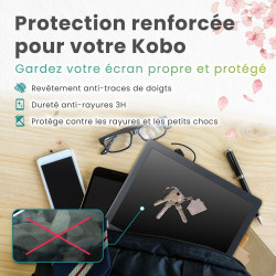 BELLEMOND | Lot de 2 | Film protecteur mat Kent Paper pour Kobo Libra Colour 7” (2024) & Libra 2 (2021) | Fabriqué au Japon | An
