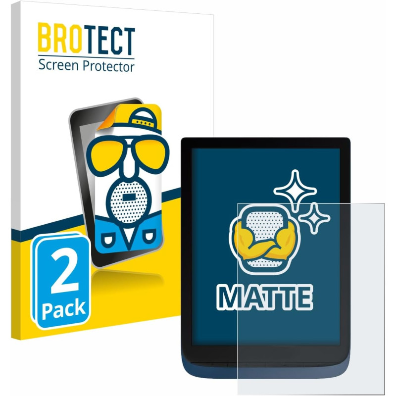 brotect Protection Ecran Anti-Reflet pour Vivlio InkPad 3 (2 Pièces) - Film Mat