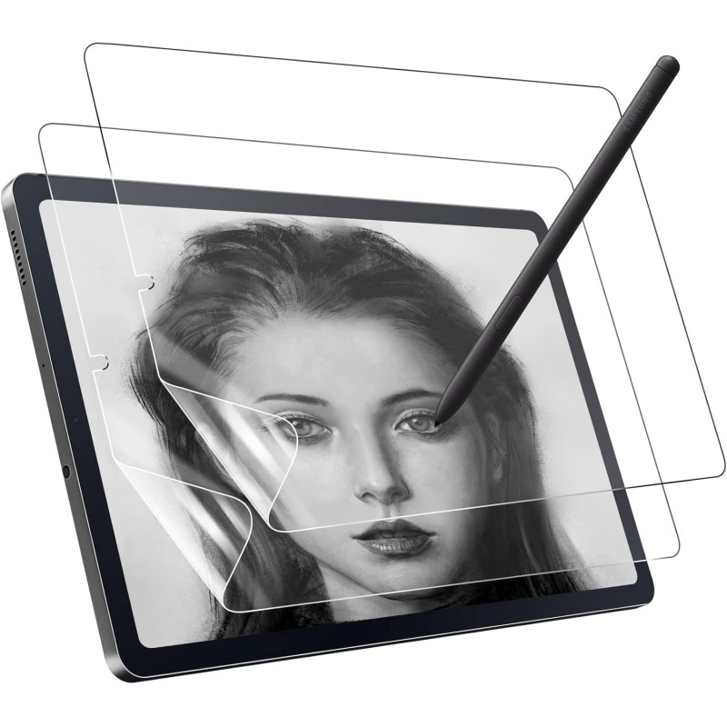 MoKo Protecteur d'Écran Compatible avec Samsung Galaxy Tab S6 Lite 10,4 2024/2022 (P613/P619) & 2020 (SM-P610/P615), (lot de 2) 