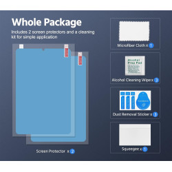 MoKo Protecteur d'Écran Compatible avec Samsung Galaxy Tab S6 Lite 10,4 2024/2022 (P613/P619) & 2020 (SM-P610/P615), (lot de 2) 