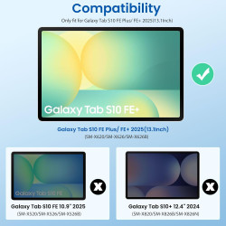 MoKo Lot de 2 Protections d'Écran Compatibles avec Galaxy Tab S10 FE+ 13,1 Pouces 2025, Film à Sensation Papier pour l'Écriture,