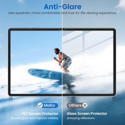 MoKo Lot de 2 Protections d'Écran Compatibles avec Galaxy Tab S10 FE+ 13,1 Pouces 2025, Film à Sensation Papier pour l'Écriture,