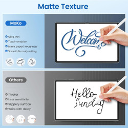 MoKo Lot de 2 Protections d'Écran Compatibles avec Galaxy Tab S10 FE+ 13,1 Pouces 2025, Film à Sensation Papier pour l'Écriture,