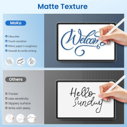 MoKo Lot de 2 Protection Écran Paperlike pour Samsung Galaxy Tab S11 S10 Lite S10 FE S9 FE S9 S8 S7 Film Anti-reflet pour Écrire