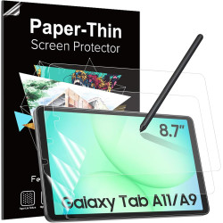 MoKo Lot de 3 Protecteurs D'écran Paper-Feel pour Samsung Galaxy Tab A11 2025 8,7 pouces, Film PET Mat Antireflet pour Tablette 