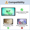 MoKo Lot de 3 Protecteurs D'écran Paper-Feel pour Samsung Galaxy Tab A11 2025 8,7 pouces, Film PET Mat Antireflet pour Tablette 