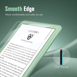 MoKo Lot de 2 Verres Trempés Protection Écran pour Liseuse 6 Pouces All-New E-Reader & Kobo Clara Colour/BW/2E, Dureté 9H Anti-R