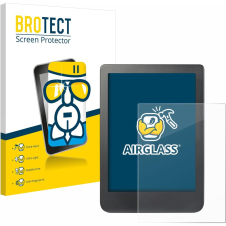 brotect Protection Écran Verre pour Kobo Clara HD (6") / BW/Colour Film Protecteur Vitre 9H [Anti-Rayures, Transparent]