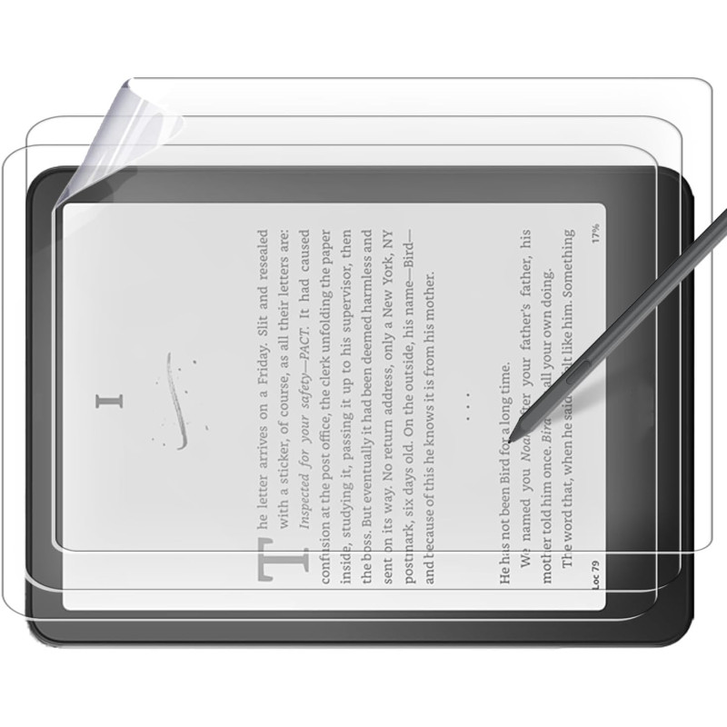 Protecteur d'écran hd/givré/verre trempé pour kindle paperblanc 7 pouces 12e génération 2024 et colorsoft signature edition, fil