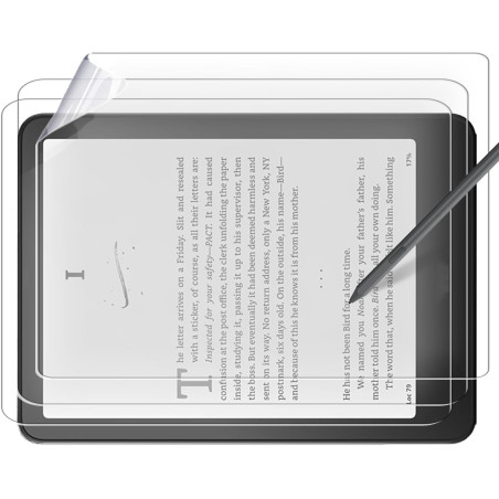 Protecteur d'écran hd/givré/verre trempé pour kindle paperblanc 7 pouces 12e génération 2024 et colorsoft signature edition, fil