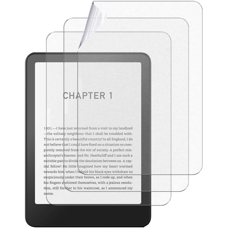 Protecteur d'écran hd/givré/verre trempé pour kindle paperblanc 7 pouces 12e génération 2024 et colorsoft signature edition, fil