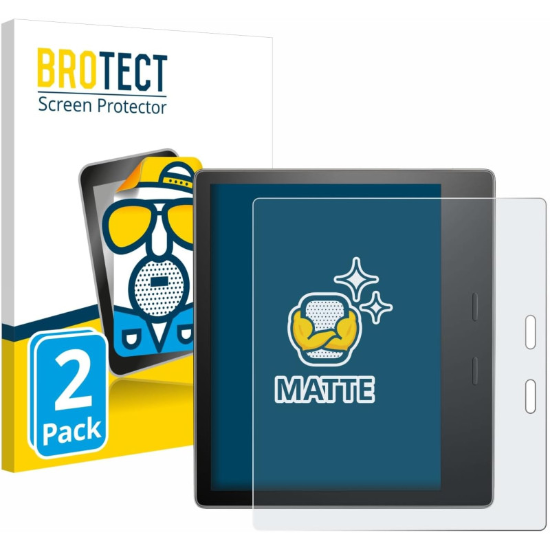 brotect Protection Ecran Anti-Reflet pour Amazon Kindle Oasis 2019 (10ème Gen.) (2 Pièces) - Film Mat