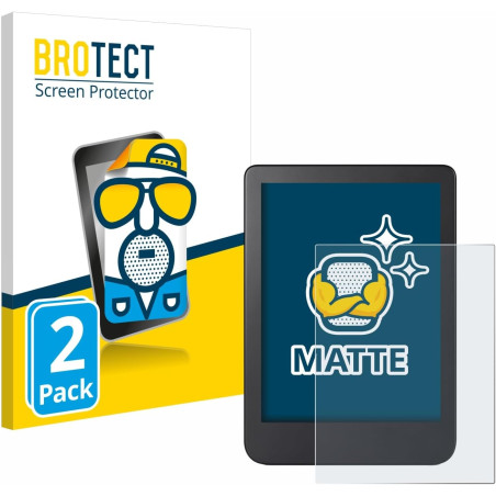 brotect Protection Ecran Anti-Reflet pour Kobo Clara 2E (2 Pièces) - Film Mat