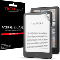 Techgear protection d'écran complète pour amazon kindle paperblanc/signature/paperblanc kids/kindle colorsoft (version 2024/12èm