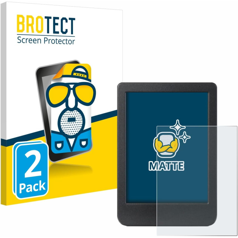 brotect Protection Ecran Anti-Reflet pour Kobo Clara Colour (2 Pièces) - Film Mat