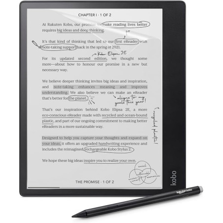 Youngme Lot de 2 films de protection d'écran mats anti-reflet pour Kobo Elipsa 2E 10,3" - Couverture complète - Film de protecti